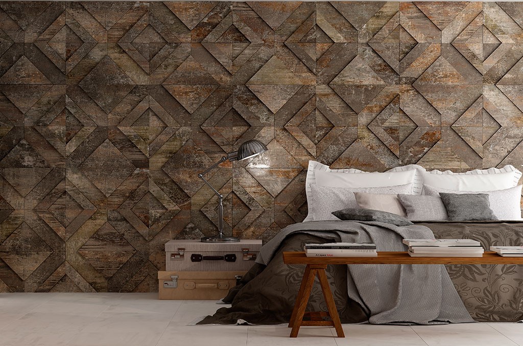 Metallic Look Design Tile - Task Masters, Dubai