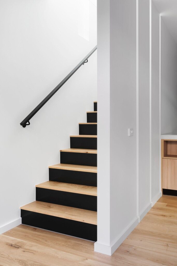 staircase with cupboard